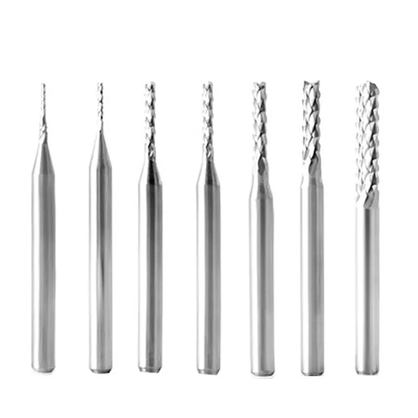 Концевая фреза с ЧПУ вольфрамовая зубцами кукурузы шероховатая спиральная 4 мм