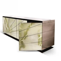 best price china modern style metal mearble sideboard furniture multi cupboard for best service