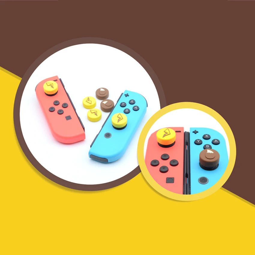 

Thumb Stick Grip Caps Joystick Soft Cover Case Button Skin For Nintendo Switch Lite for PS3 PS4 XBOX ONE 360