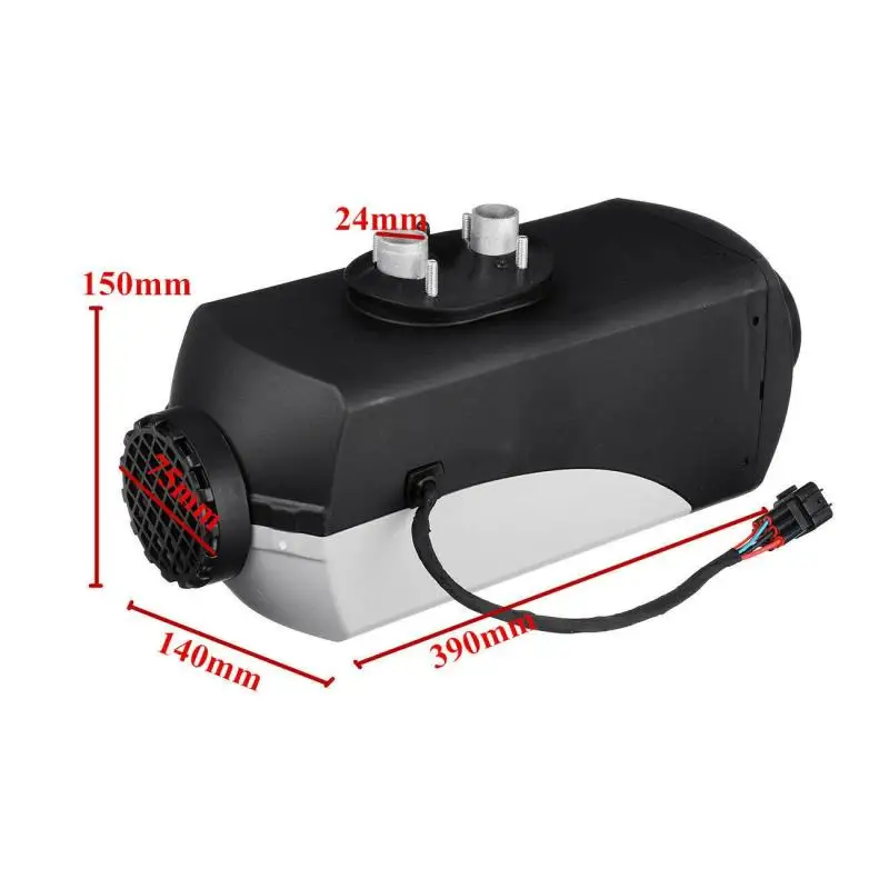 

12V 8KW Diesel Air Heater LCD Thermostat Compact Air Parking Heater Set for Caravan Motorhome Boat Mechanical Vehicles Bus