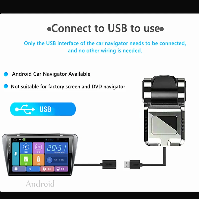 Автомобильный видеорегистратор Odare 1080P FHD объектив Wi Fi ADAS встроенный g датчик
