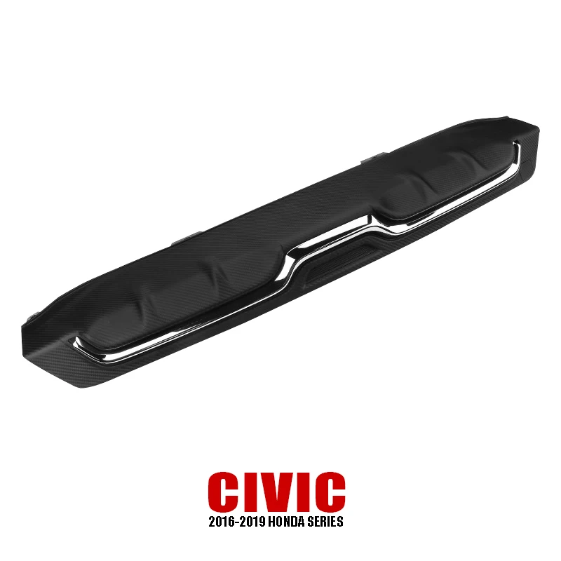

Applicable to Civic 10 Generation Modified Rear Spoiler Guard Rear Bumper Rear Guard Small Surrounding Rear Lip Car Body Trim