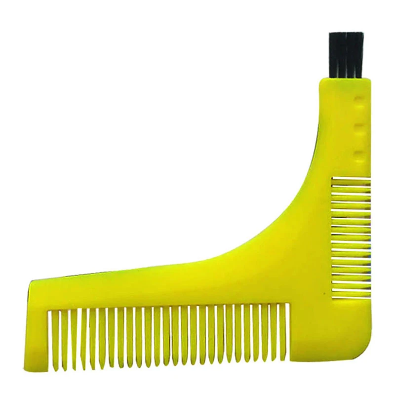 Расческа для мытья бороды прозрачный внешний вид расческа усов расчесывание