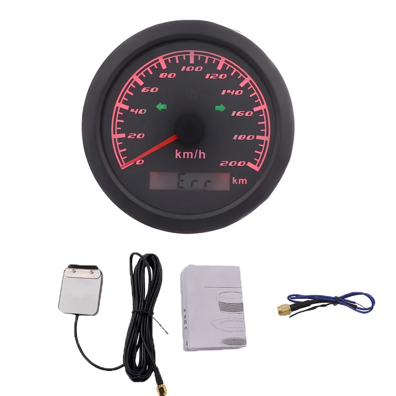 GPS Скорость ometer 120 км/ч 200 для автомобилей Boat с дальним светом левый и правый