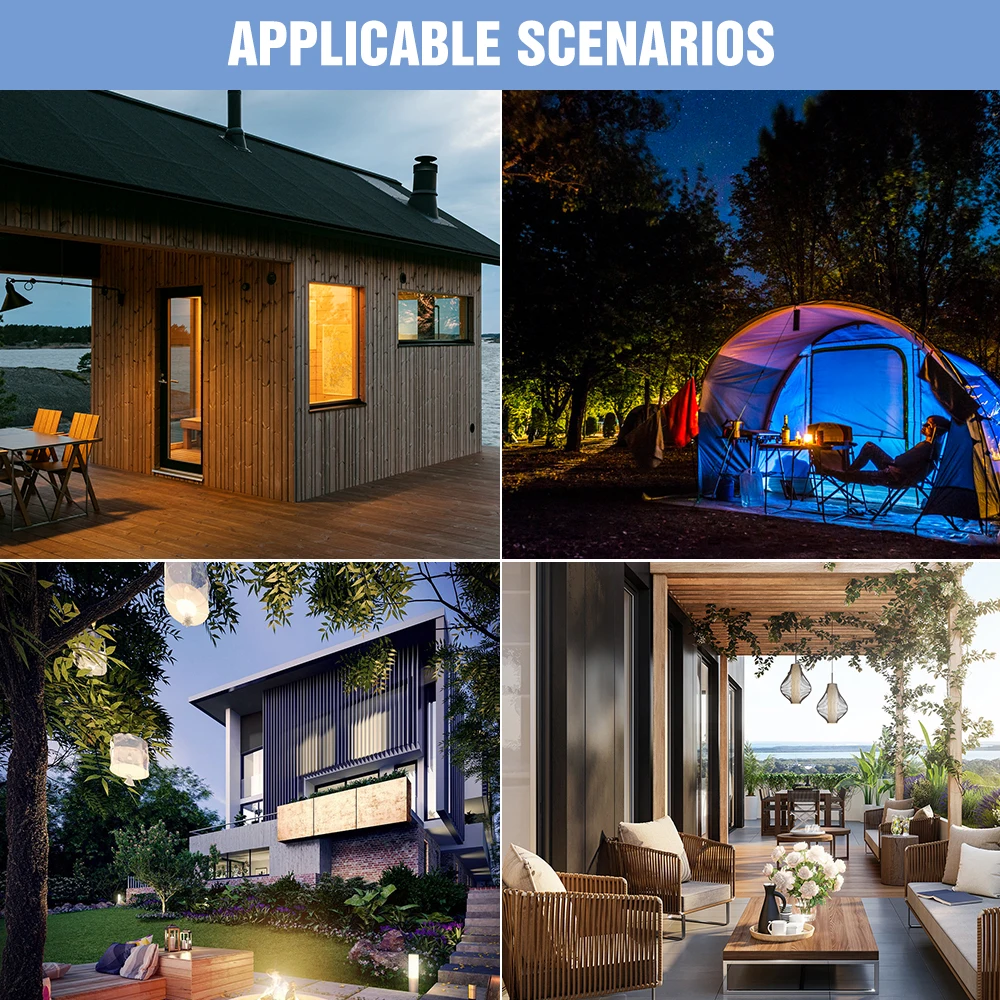 

Four heads LED Solar Pendant Light 25W 30W Outdoor Garden Lamp With Cable Waterproof Solar Shed Lights Indoor Courtyard Lighting