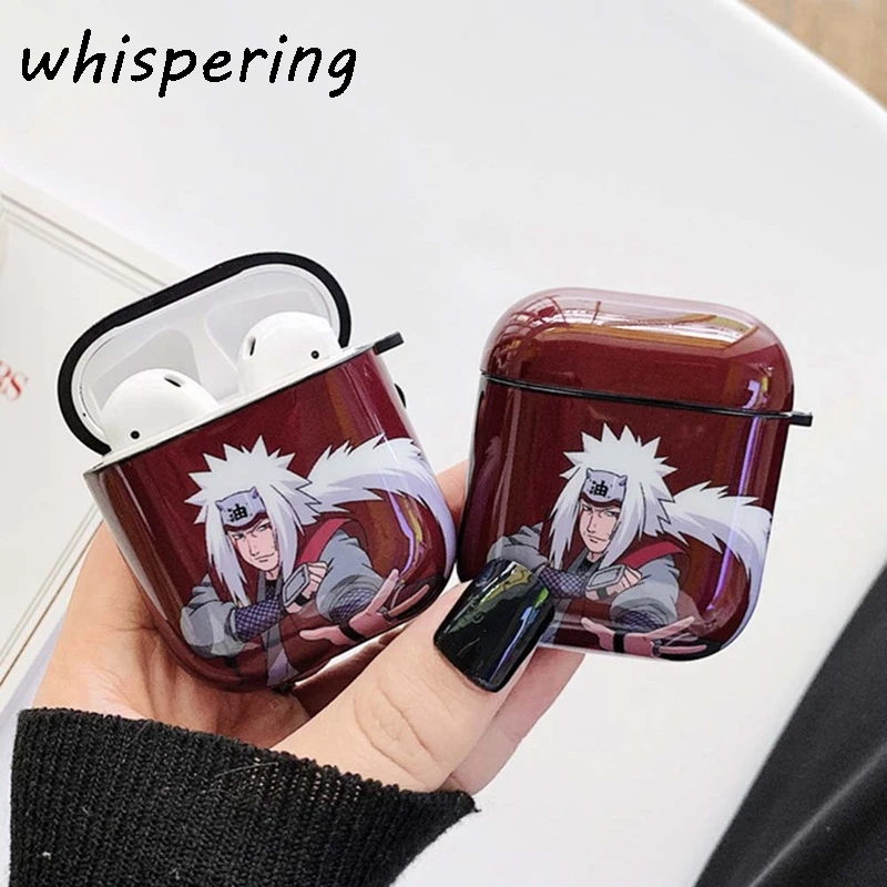 Чехол для Airpods аниме мультфильм Airpod 1/2 Apple чехол из углеродного волокна защитная