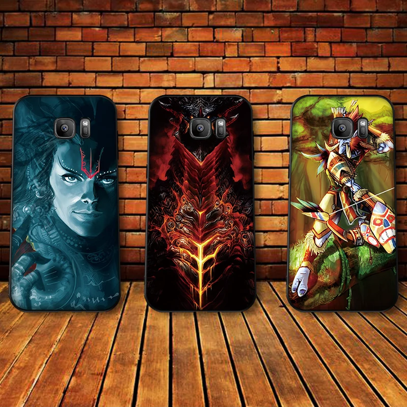 Мультипликационный персонаж арт Мягкий силиконовый чехол для телефона Samsung Galaxy S6