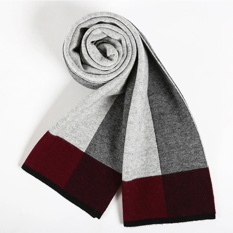 EAGLEBORN/Новые мужские Модные Дизайнерские шарфы мужской зимний шерстяной