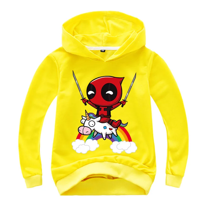 Детские футболки свитшот для маленьких мальчиков и девочек мультяшный Marvel