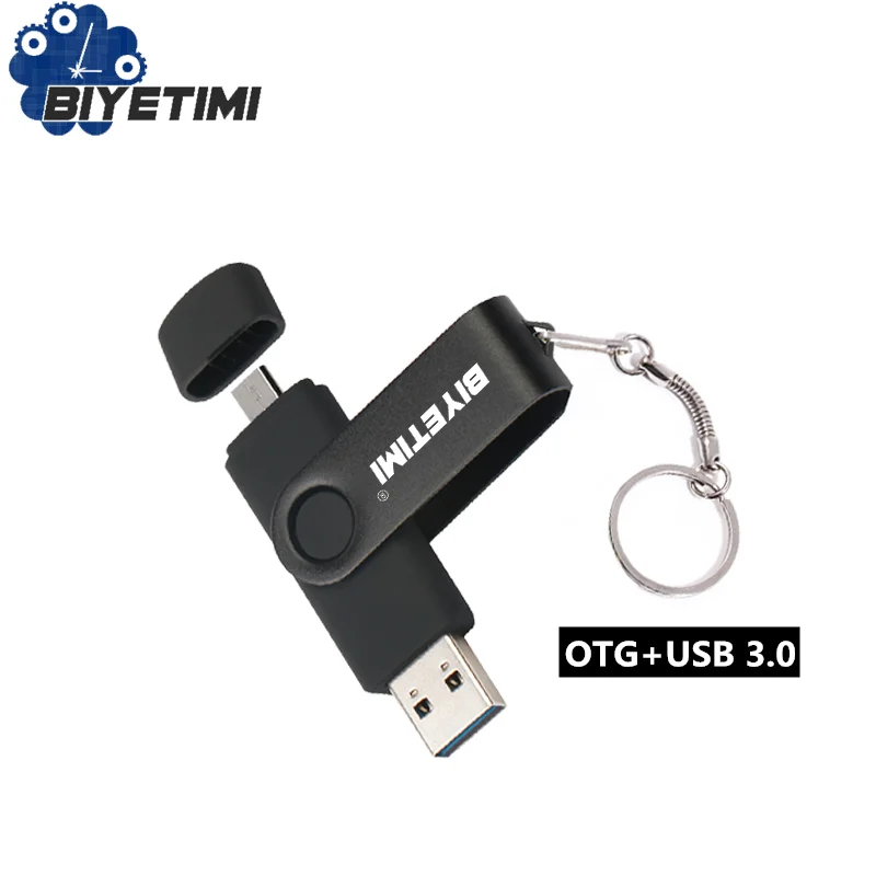 

USB-флеш-накопитель Biyetimi, 3,0 дюйма, 64 ГБ, OTG, 4 ГБ, 16 ГБ, 32 ГБ, 128 ГБ для ПК и Android