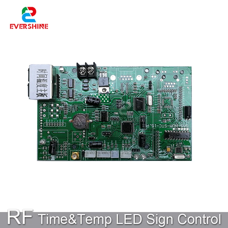 RF Control Card For 7 Segment Digital Number Module LED Electronic Count Day Time Sign