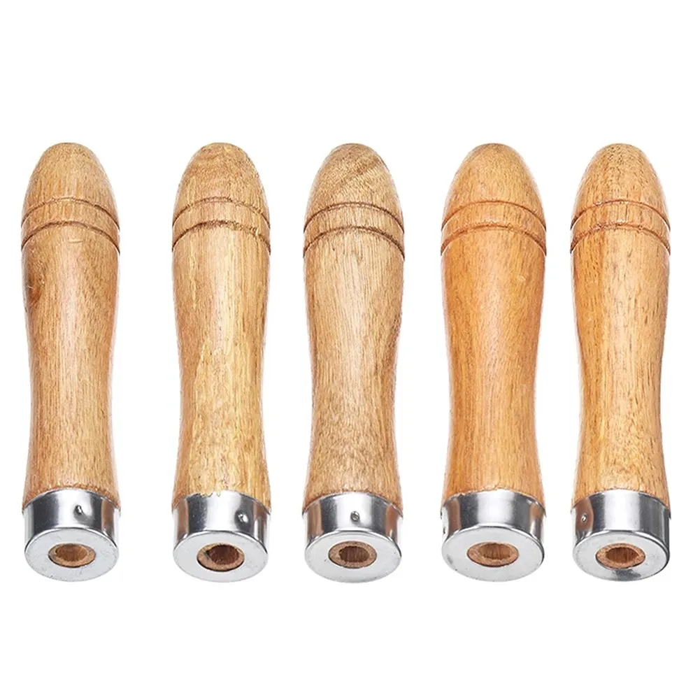 

5pcs Wooden File Handle Length 11cm Hole Diameter 6mm Metal Wood Rasp Woodworking Polishing Rust Proof Filing Tools For 6-8 Inch