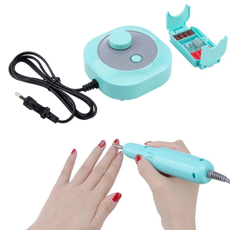 Электрический Фрезер для ногтей фрезер маникюра и машина 25000 об/мин дома