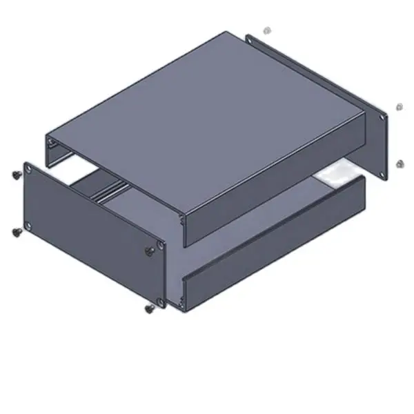 Aluminum Enclosure PCB Project Electric Splitted Box Extrusion Case 125*51*150mm DIY NEW