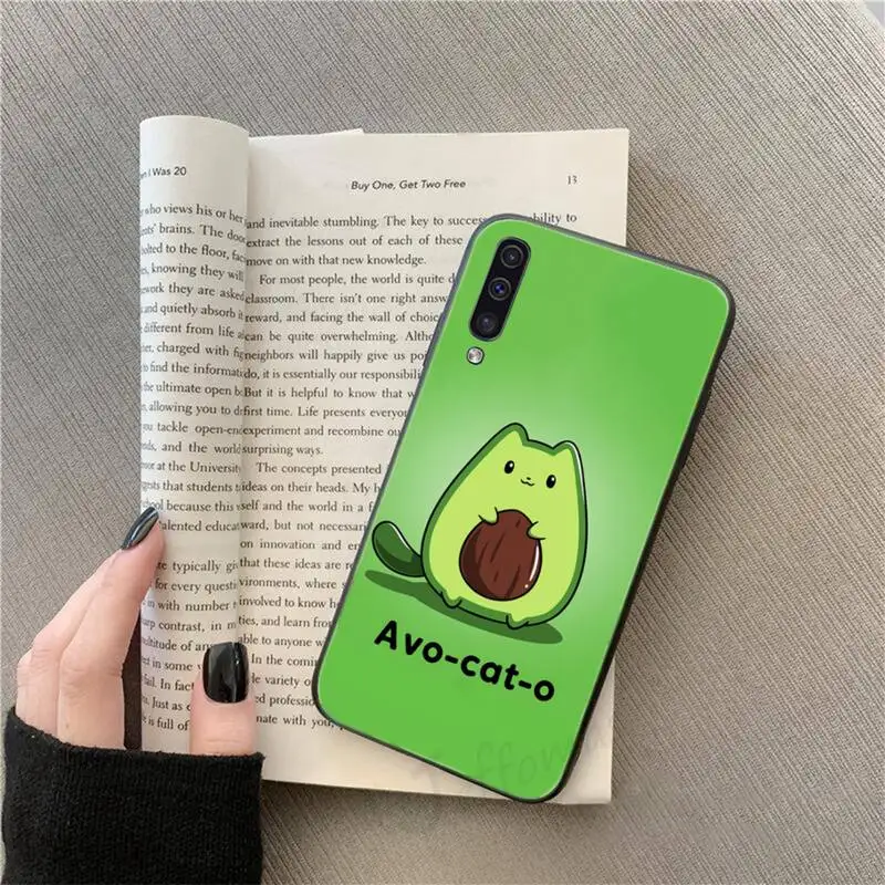 

Avocado cute cartoon fruit Phone Case For Samsung galaxy S 9 10 20 A 10 21 30 31 40 50 51 71 s note 20 j 4 2018 plus