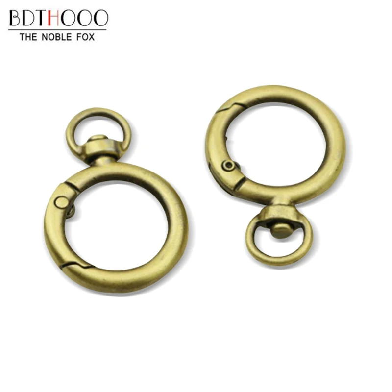Inner Diameter 19 mm 10pcs/lot Open coil spring Buckle bag hardware accessories ring hook buckles for Bag Chain | Багаж и сумки