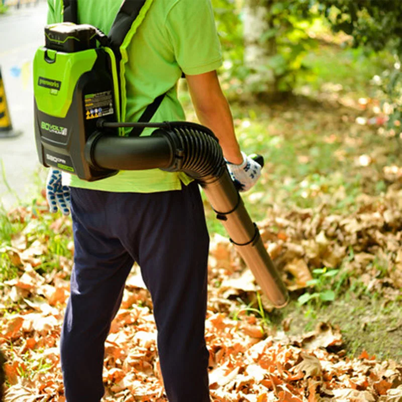 Greenworks литиевая батарея Аккумуляторный лист воздуходувка пылесборник 80 в 800 Вт