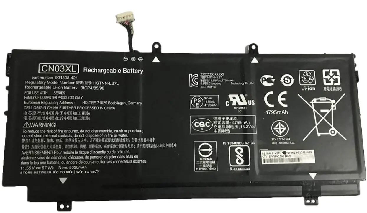 

Бесплатная доставка, оригинальный аккумулятор SH03XL CN03XL 859026-421 859356-855 HSTNN-LB7L TPN-Q178 для HP Spectre X360 13-AB001 13-AB002 AC033DX