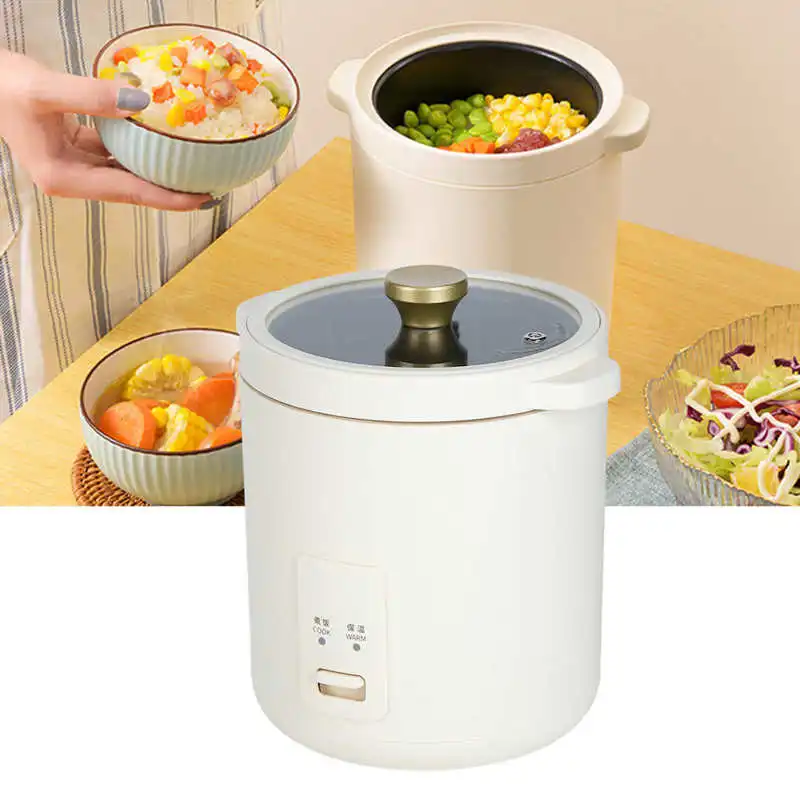 

1.2L Mini Rice Cooker 1-2 People Multi-Functional Electric Rice Cooker Soup Cooking Pot AU Plug 220V Dormitory Cookware