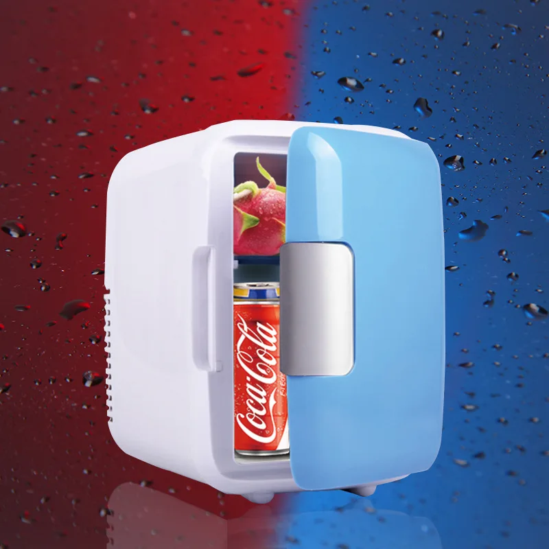 

EAFC DC 12V Portable Car Freezer 4L Mini Fridge Refrigerator Car Fruit Storage Fridge Cooler for Car Home Dual-Use Fridge