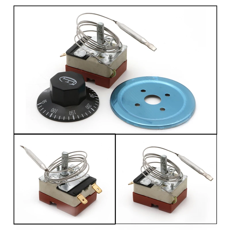 Dial Thermostat Temperature Control Switch For Electric Oven AC 220V 16A |