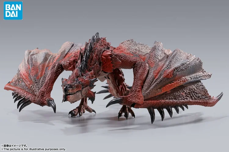 

BANDAI SHM Monster Hunter Rathalos Anime PVC Action Toy Figures Children's Gift Collection Decoration Model