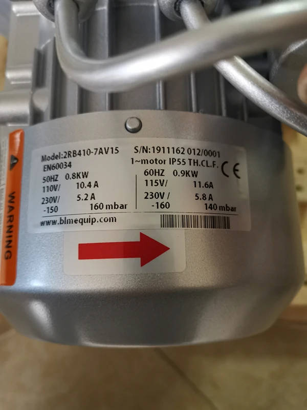 115v 230v 2RB410 7AV15 1.1KW однофазный воздухом резинового кольца/Регенеративная