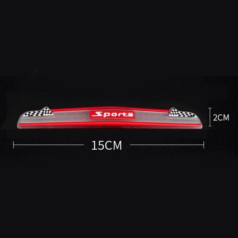 

6pcs/set Universal Car Door Edge Guard Scratch Protection Strips Bumper Mirror Strips Anti-collision Auto Rearview Protecto M6Z6