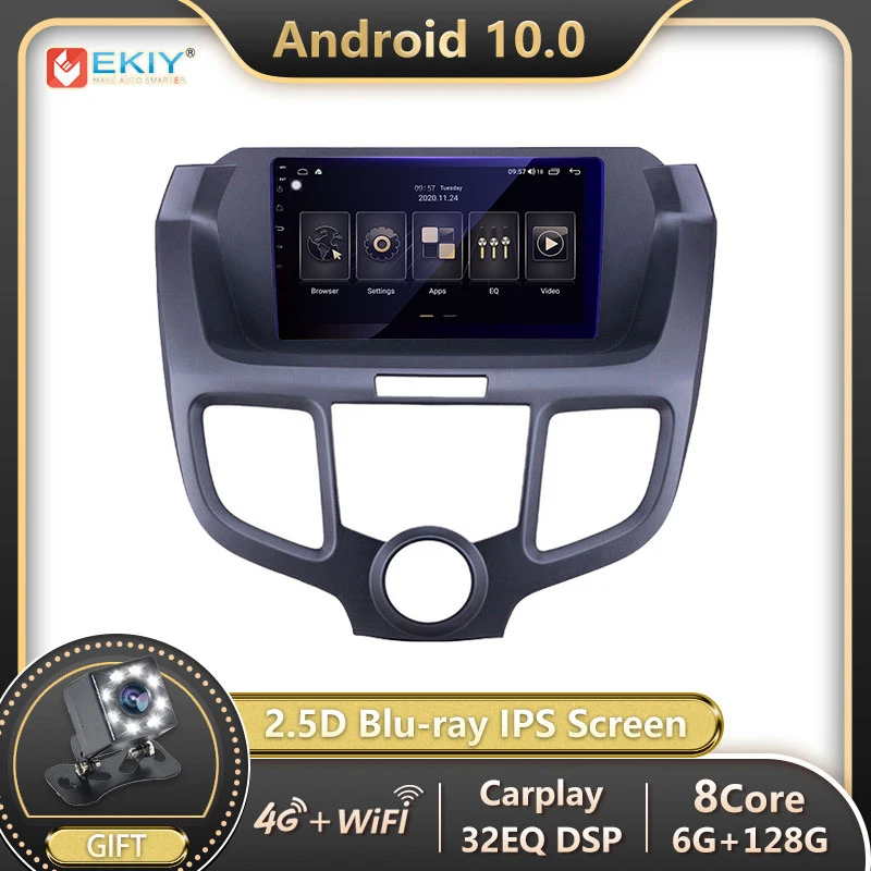 EKIY 9 &quotIPS DSP Автомобильный GPS навигатор мультимедиа радио стерео плеер для Honda Odyssey