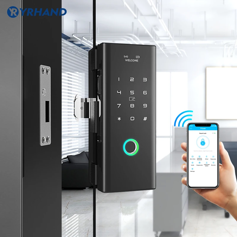 Умное приложение ttlock Rfid-контактный электронный закаленный двойной