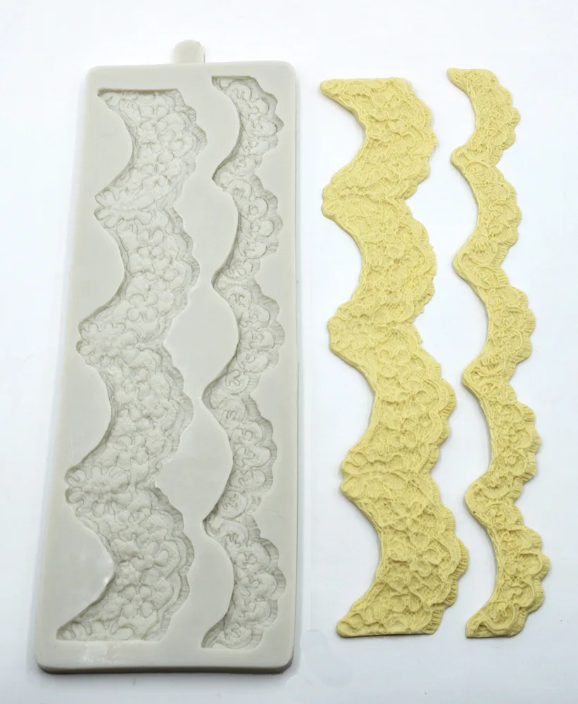 Новинка кружевная силиконовая форма для торта края выпечки сделай сам