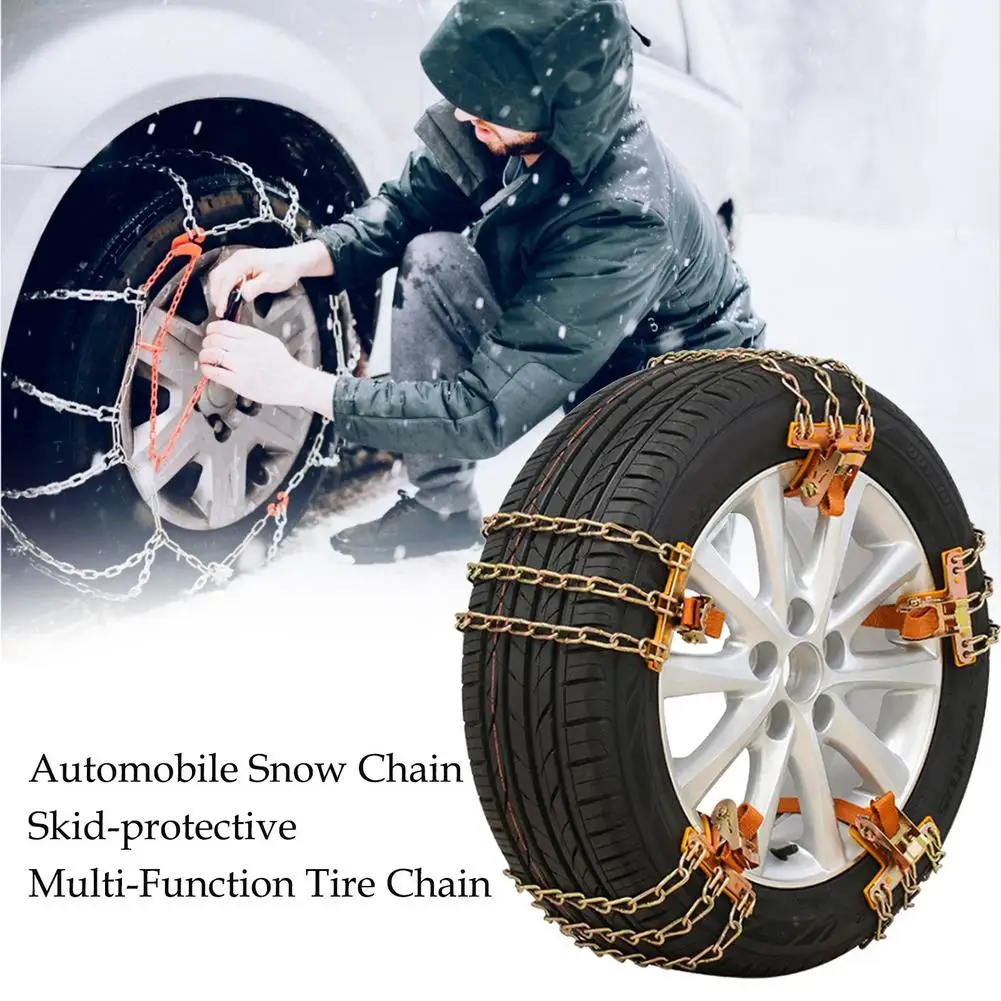 Автомобильная универсальная противоскользящая цепь для снега колеса