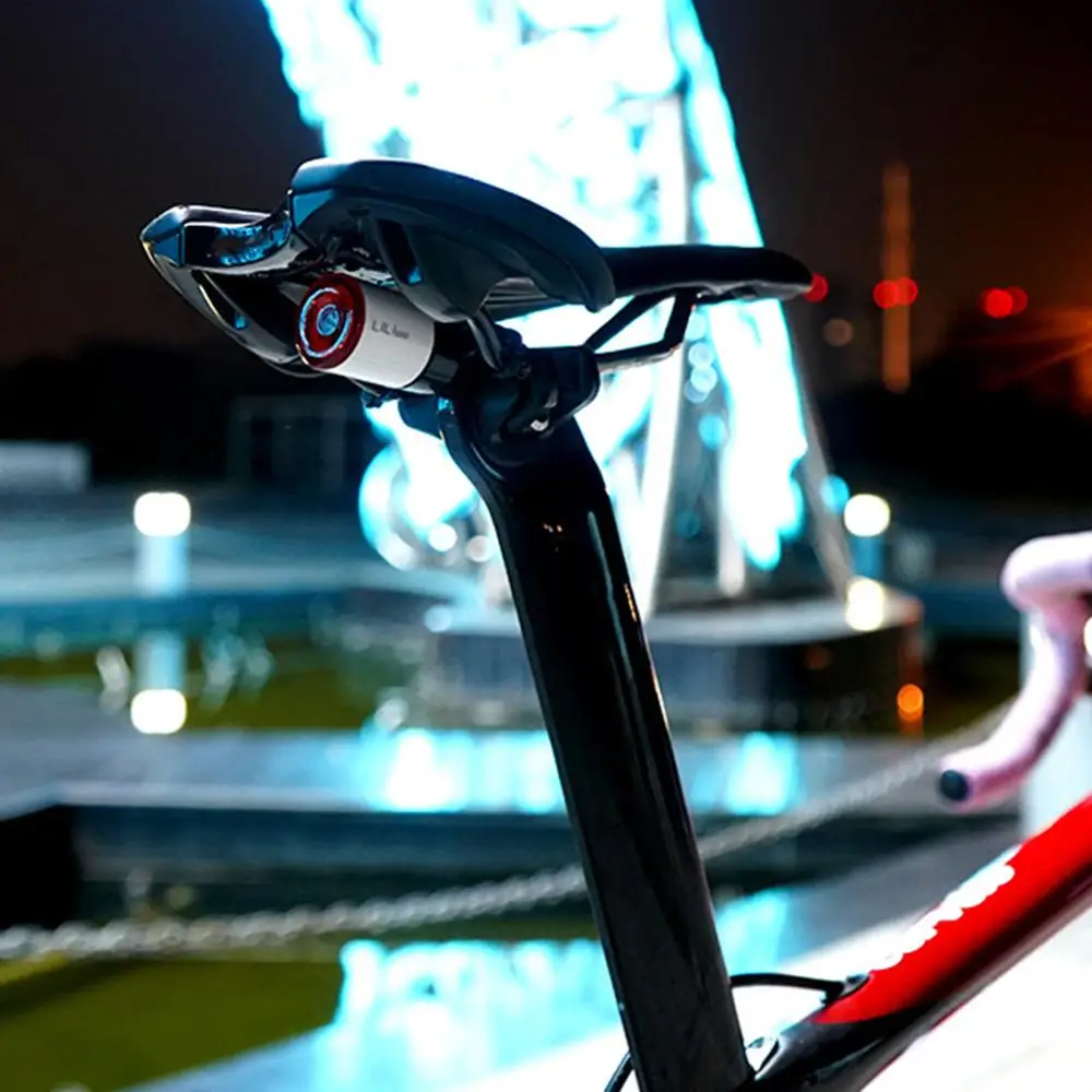 

Smart Bicycle Tail Rear Light Auto Start Stop Brake IPX6 Waterproof USB Charge Cycling Tail Taillight Bike LED Lights