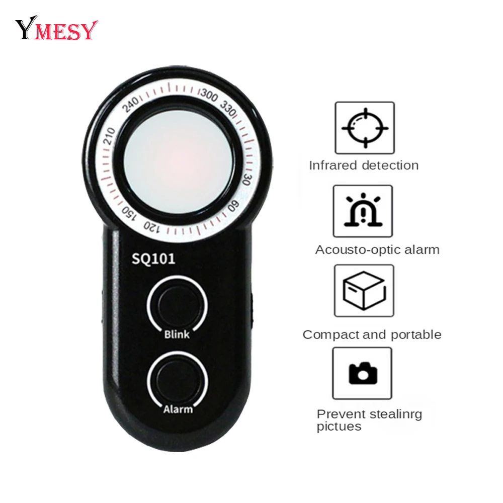 

Ymesy 2021 NEW SQ101 Detector Camera Search Detector Hotel Hotel Monitoring Anti-sneaking Camera Detector Anti-theft Alarm Bal
