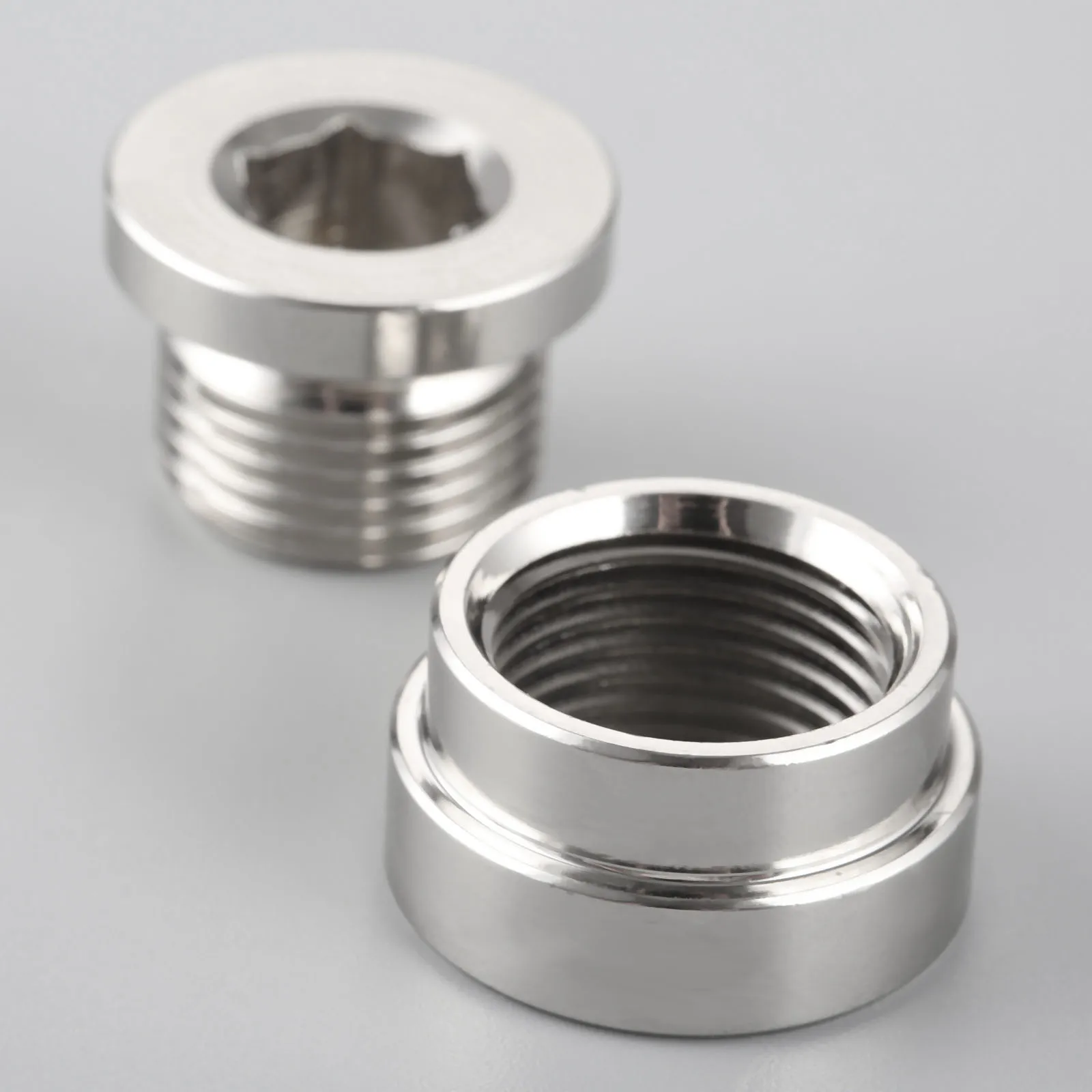 2 комплекта Универсальный кислородный датчик O2 ступенчатый монтажный босс и