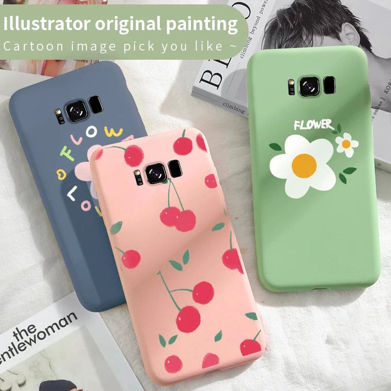Силиконовый чехол ASINA с милыми цветами для samsung Galaxy S8 S9 S10 Plus, чехол-бампер с фруктами для samsung Galaxy S10 S9 Plus, чехол