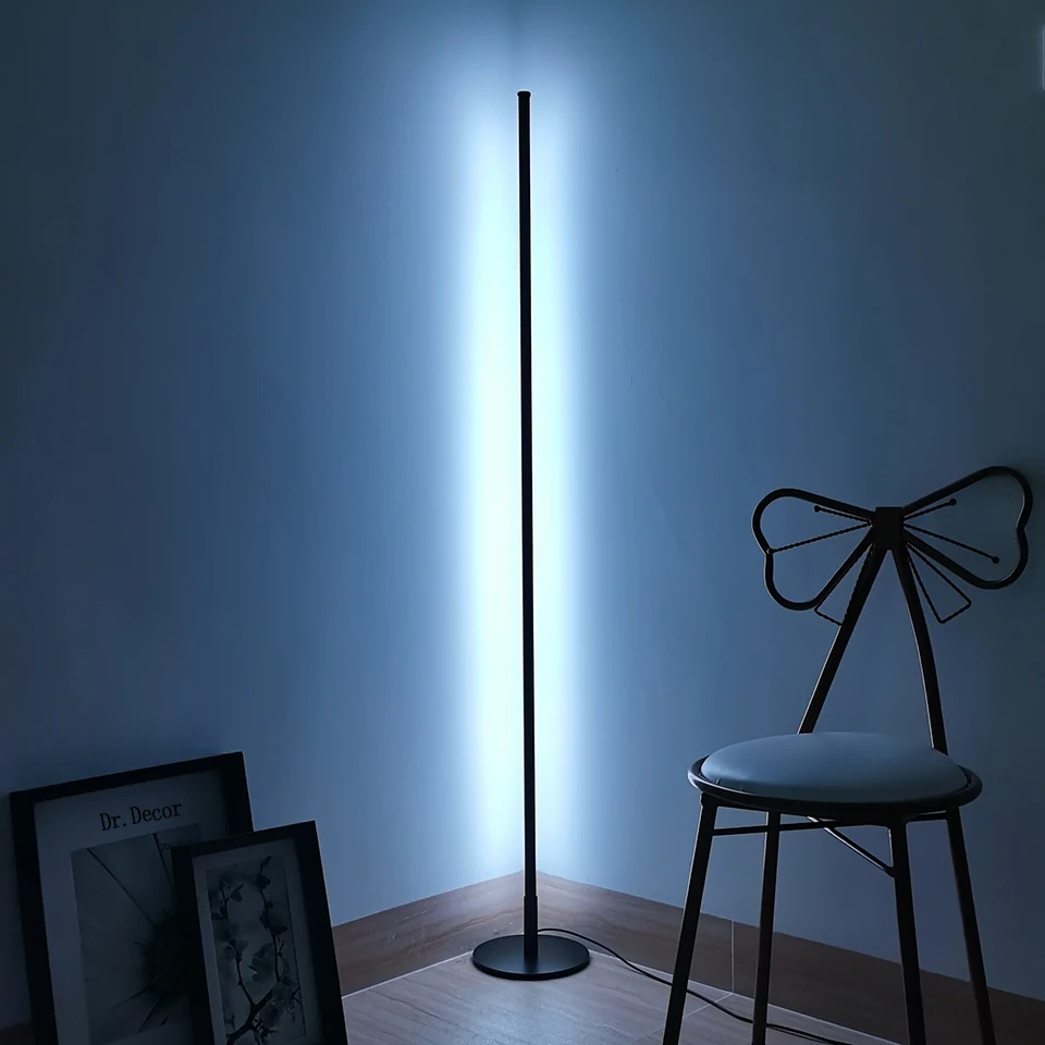 Светодиодный RGB напольный светильник для гостиной Цветная декоративная стойка