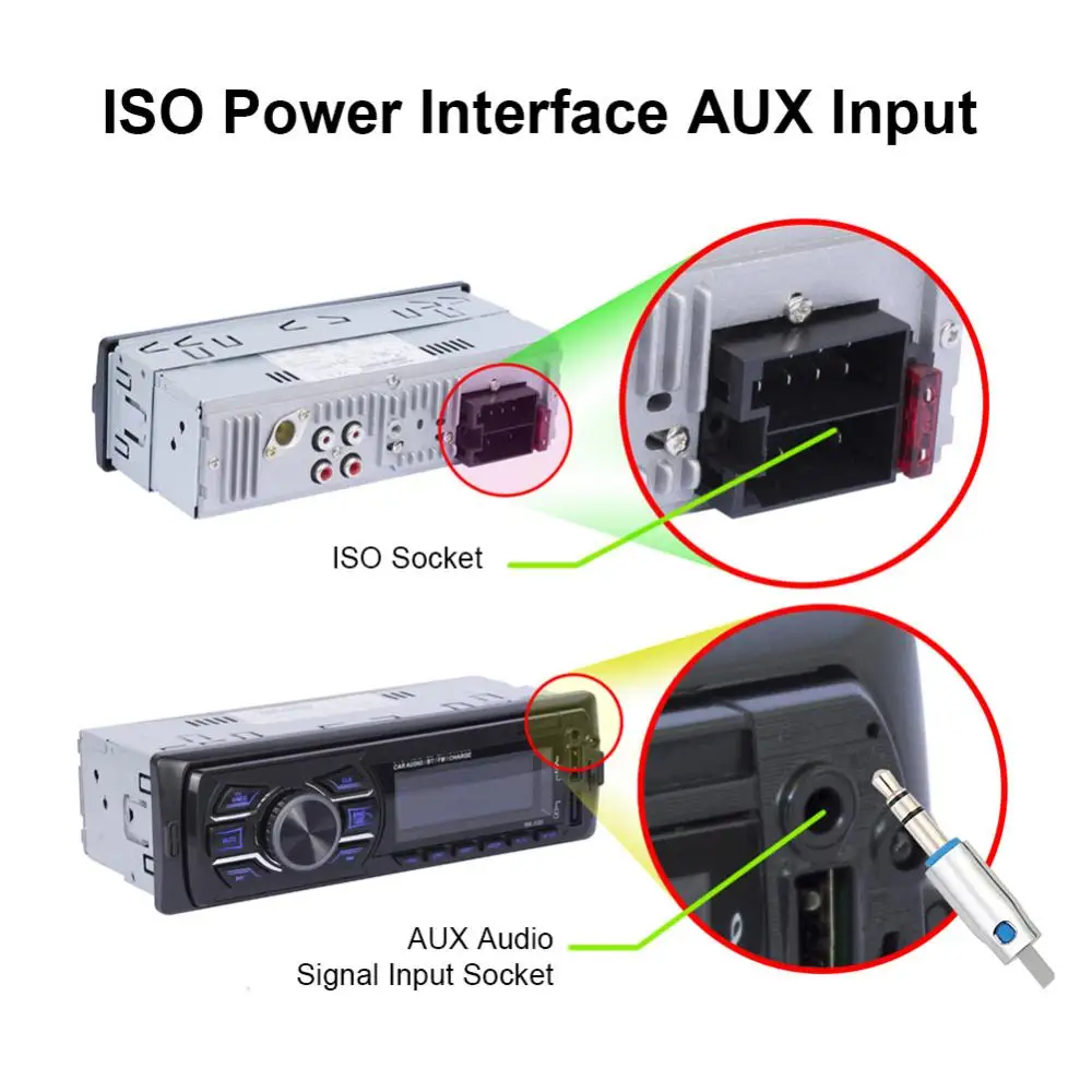 RK-535 Dual USB MP3 плеер универсальный автомобильный Micro-SD карта u-диск аудио FM радио