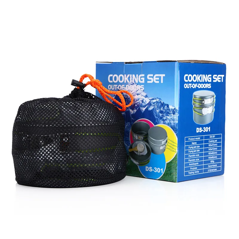 Походная посуда набор для приготовления пищи на открытом воздухе портативные