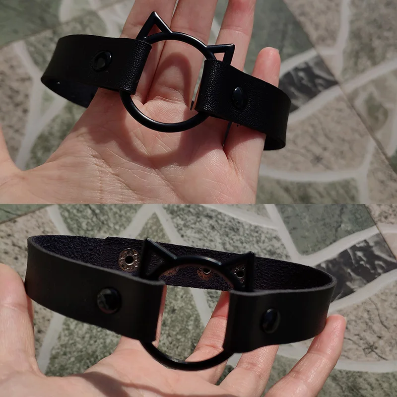 2021 популярный чокер в стиле Харадзюку панк колье из искусственной кожи ручной