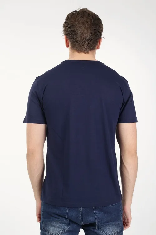 

Pianoluce Male Cotton Half Sleeve Printed Bike Collar Regular T-Shirt 482972251