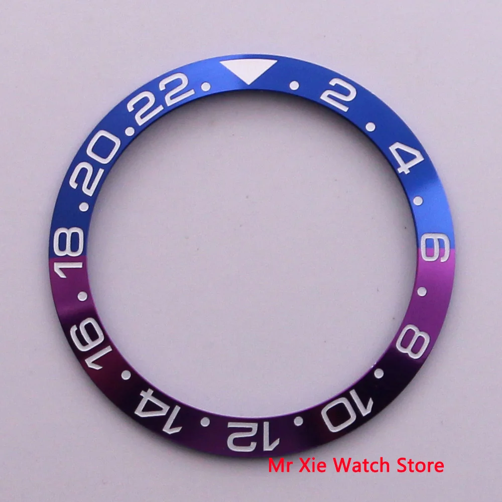 38mm Titanium Ceramic bezel ring two-tone fit 40mm automatic GMT watches | Наручные часы