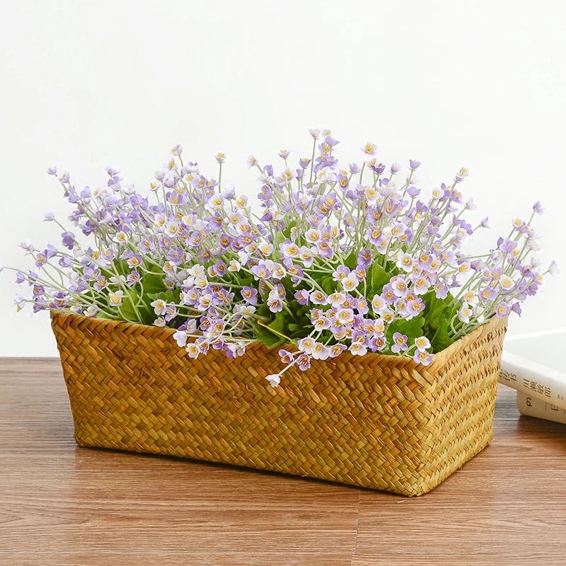 Ручной работы плетеная корзина для хранения Контейнер хлеба косметическая