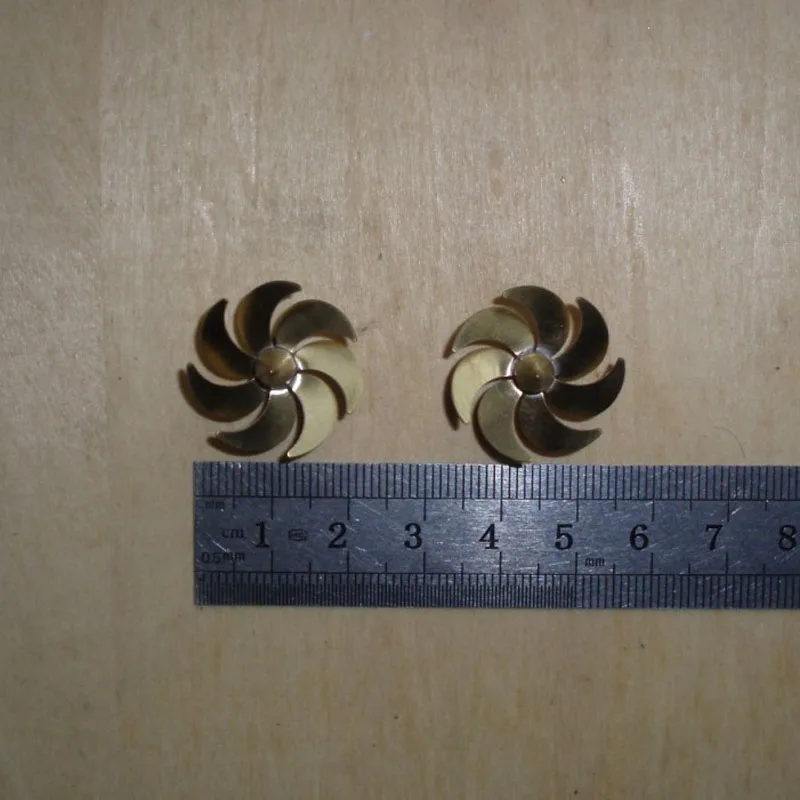 22 мм металлический Лопастной пропеллер N-blade для имитации лодки модели