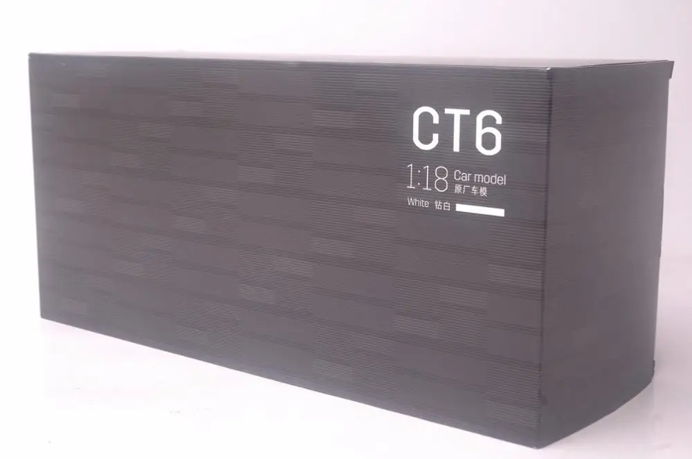 1:18 Модель литья под давлением для GM Cadillac CT6 2016 белый седан игрушечный автомобиль