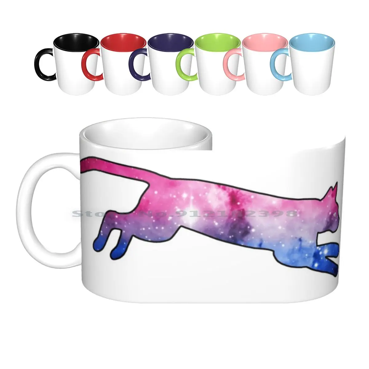 

Bisexual Pride Space Kitty Ceramic Mugs Coffee Cups Milk Tea Mug Bi Bisexual Bisexual Pride Bi Pride Pride Flag Bi Pride Flag