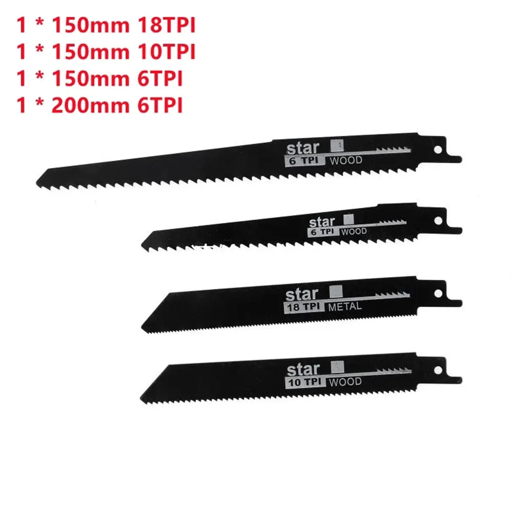 

Сабельная пила из высокоуглеродистой стали, набор из 4 лезвий для сабельной пилы по дереву и металлу