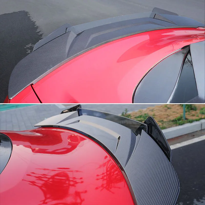 

For 15-20 Ford Mustang Car Styling Decoration 3-section Translucent Non-perforated Car Rear Wing Spoilers Modified Accessories