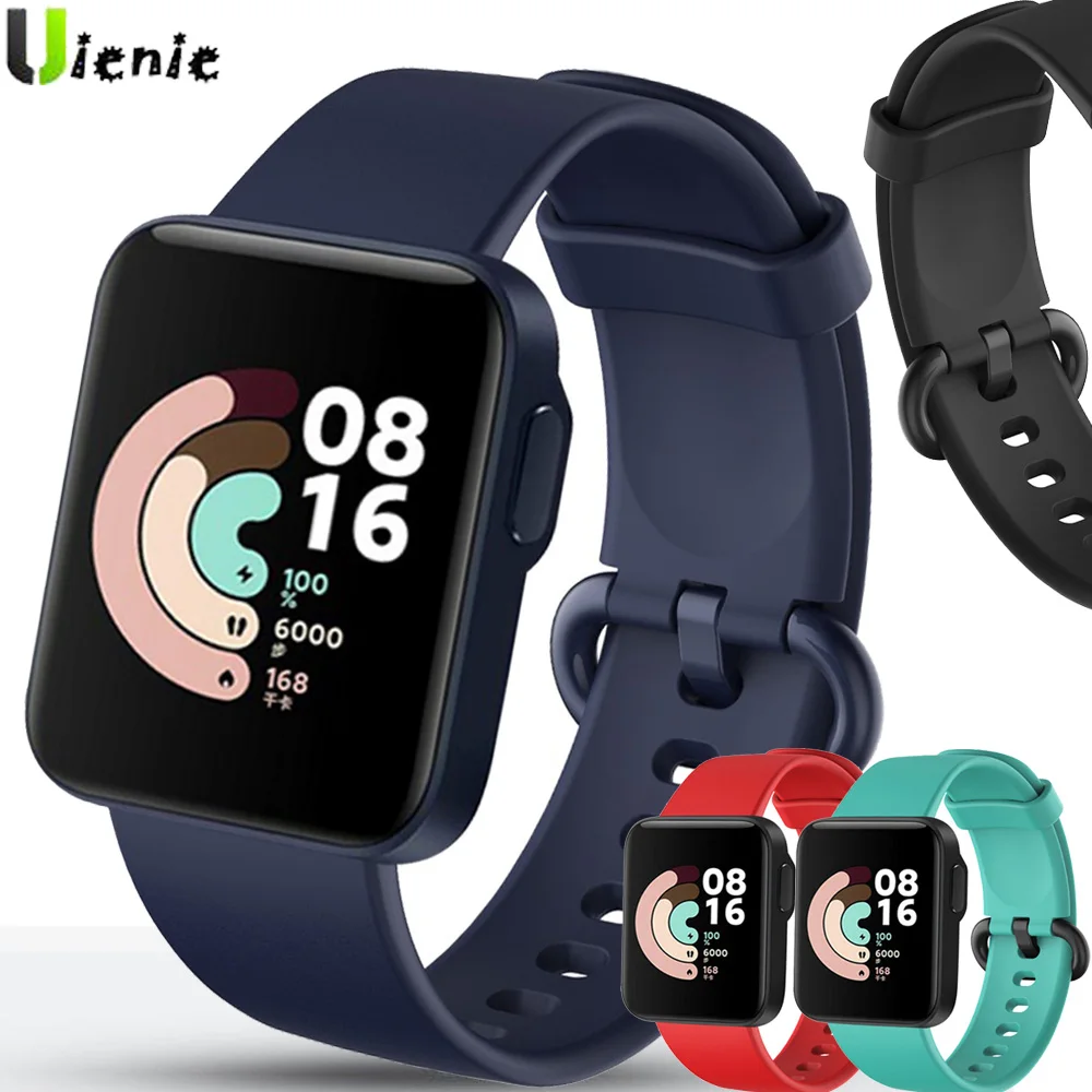 

Ремешок силиконовый для Xiaomi Mi Watch Lite, защитный спортивный браслет для Redmi Watch