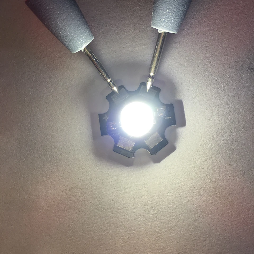 Светодиодный Белый диоды высокой мощности 10 шт. 3 Вт светодиодный диодо бисер